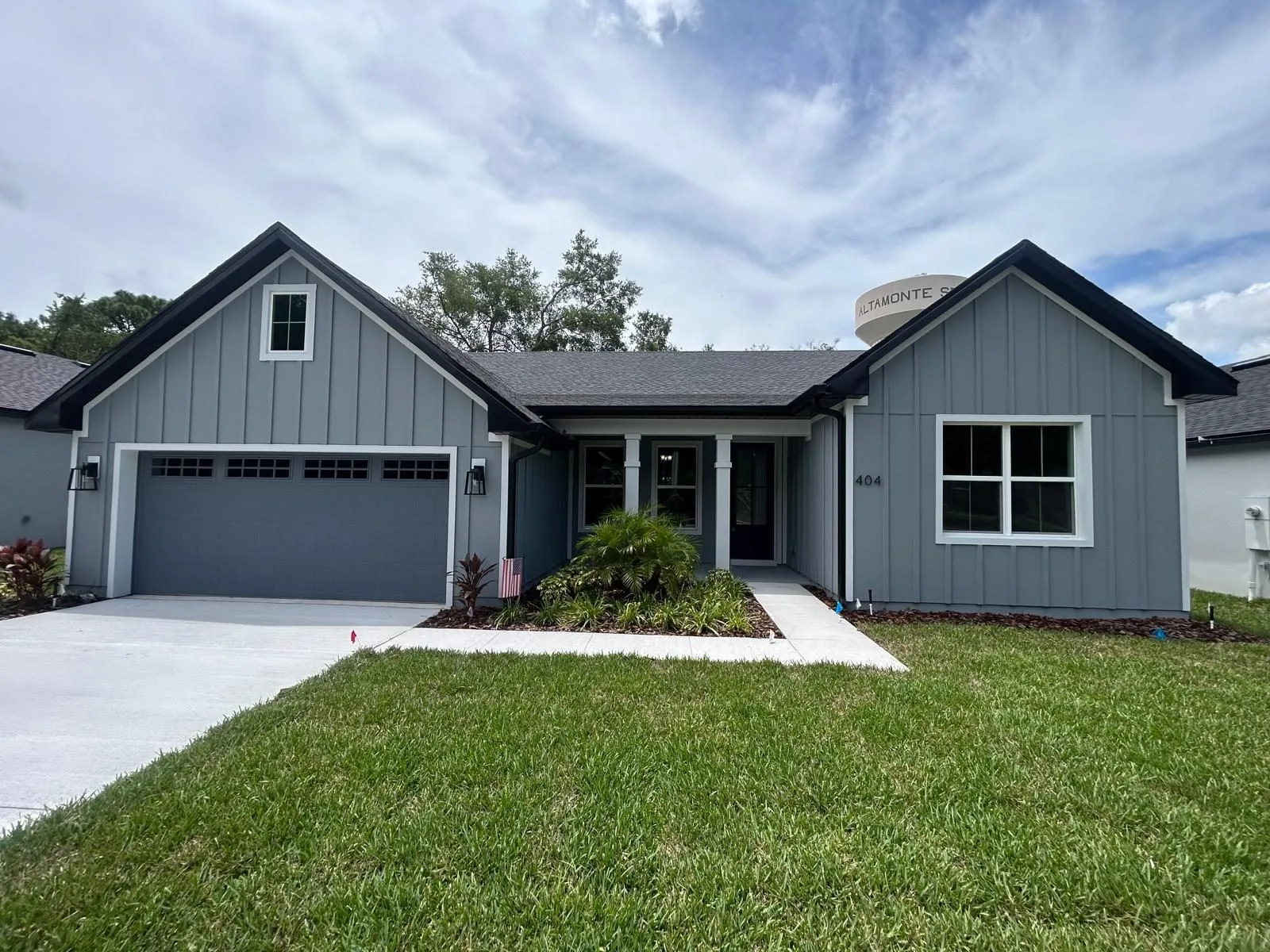 Board and batten siding installation in Central Florida