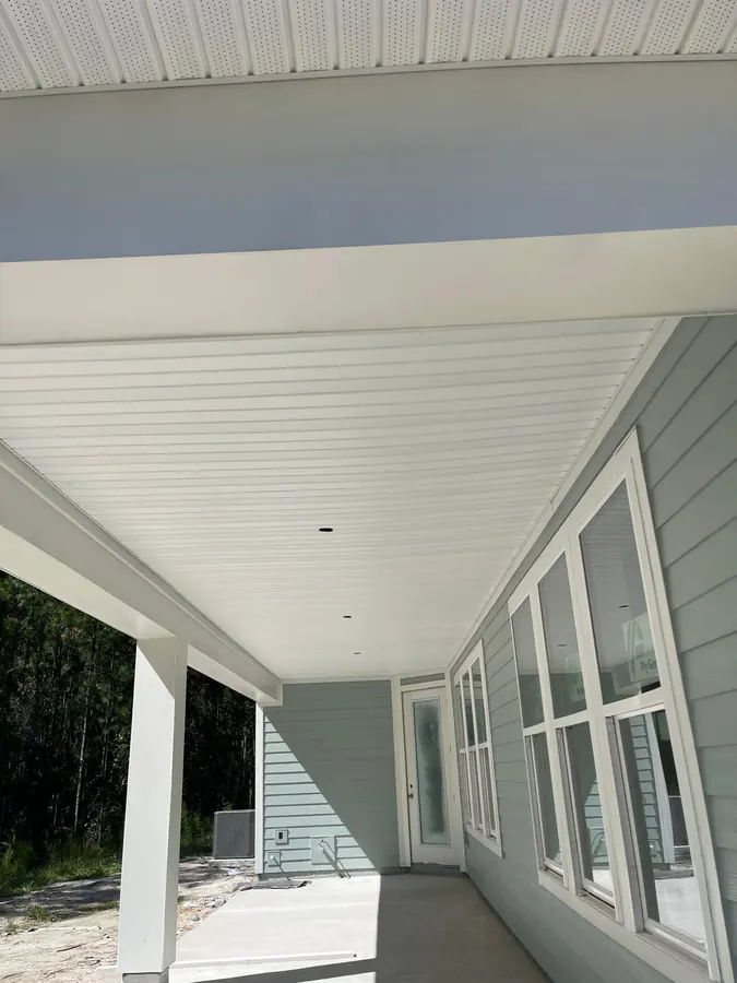 Porch ceiling installed by Endless Siding in Florida